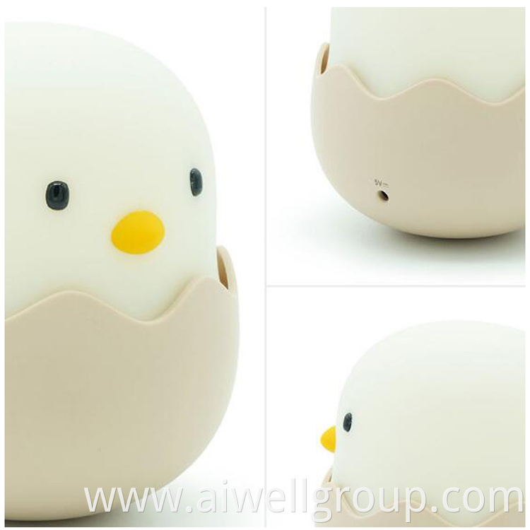 Baby gift silicone night light